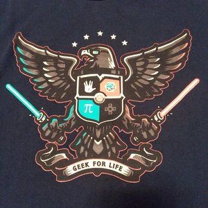 Geek for Life  Mens XL Graphic Tee